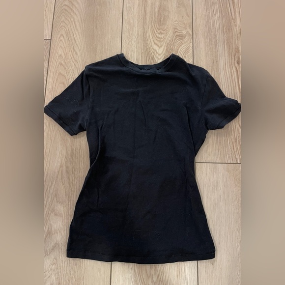 White and black skims short sleeve tee - Picture 5 of 7